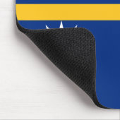 Nauru-Flagge Mousepad (Ecke)