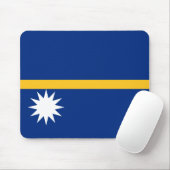 Nauru-Flagge Mousepad (Mit Mouse)