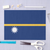 Nauru-Flagge Seidenpapier (Handwerk)