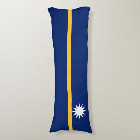 Nauru-Flagge Seitenschläferkissen (Vorderseite Vertikal)