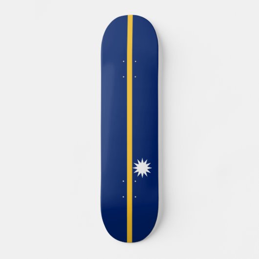 Nauru-Flagge Skateboard (Vorderseite)