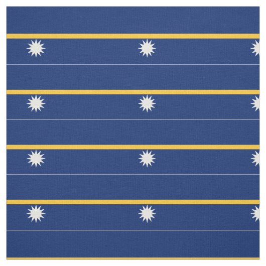 Nauru-Flagge Stoff (Muster)