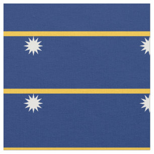 Nauru-Flagge Stoff