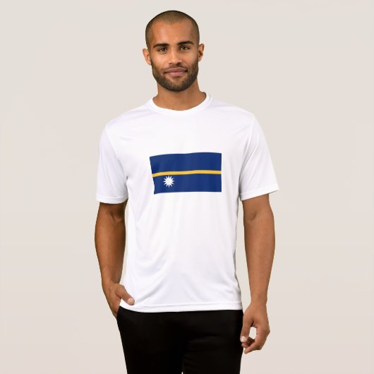 Nauru-Flagge T-Shirt (Vorne ganz)