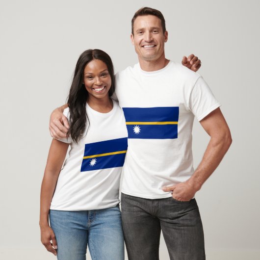 Nauru-Flagge T-Shirt (Unisex)