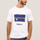 Nauru-Flagge T-Shirt (Vorderseite)