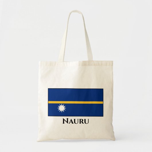 Nauru-Flagge Tragetasche (Vorne)