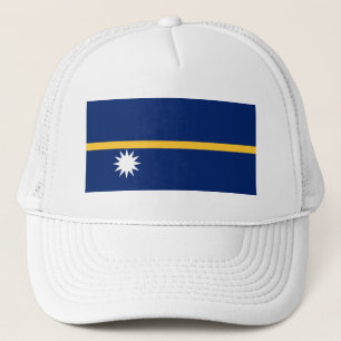 Nauru-Flagge Truckerkappe