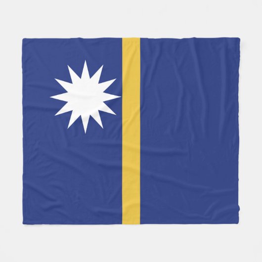 Nauru Fleecedecke (Vorderseite (Horizontal))