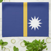 Nauru Geschirrtuch (Gefaltet)