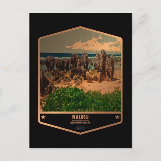 Nauru Postkarte (Vorderseite)