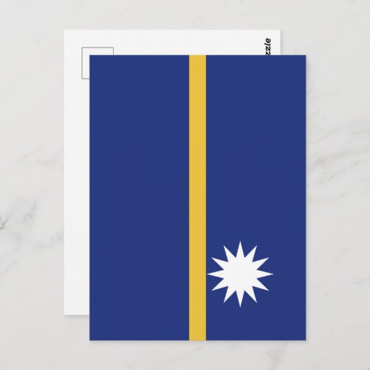 Nauru Postkarte (Vorne/Hinten)