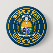 Nauru Round Emblem Button (Vorderseite)