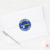 Nauru Round Emblem Runder Aufkleber (Umschlag)