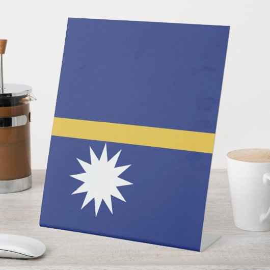 Nauru Sockelschild (In Situ)