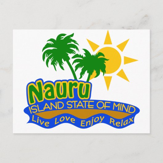 Nauru Staat der Postkarte des Geistes (Vorderseite)