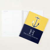 Nausea Mustard Yellow Anchor Beach House Pl Planer (Anzeige)
