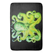 Nausea Octopus Badematte grün Limon (Vorderseite Vertikal)