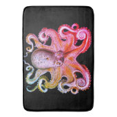 Nausea Octopus Badematte rosa Regenbogen (Vorderseite Vertikal)