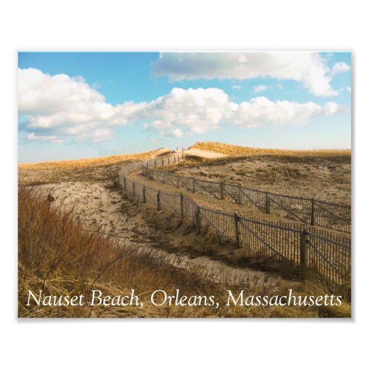 Nauset Beach Foto Print (Vorne)