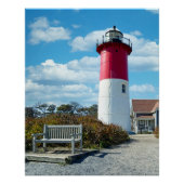 Nauset Beach Lighthouse auf Cape Cod Poster (Vorderseite)