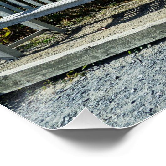 Nauset Beach Lighthouse auf Cape Cod Poster (Ecke)