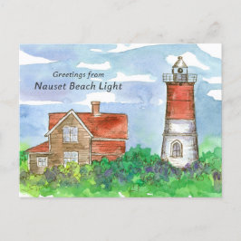 Nauset Beach Lighthouse Cape Cod National Sea Postkarte