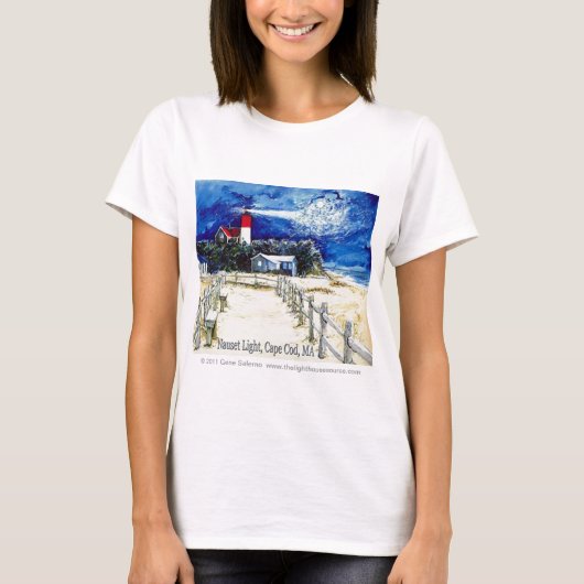 Nauset helles Cape Cod, MA T-Shirt (Vorderseite)