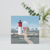 Nauset Leuchtturm Karte (Stehend Vorderseite)