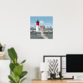 Nauset Leuchtturm Poster (Heimbüro)