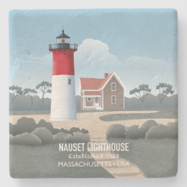 Nauset Leuchtturm Steinuntersetzer