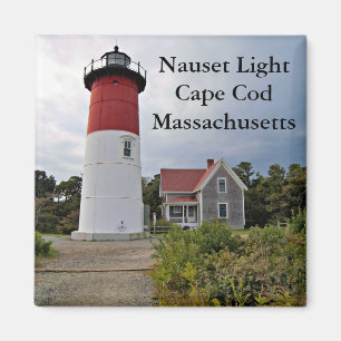 Nauset Licht, Cape Cod, Massachusetts-Magnet Magnet