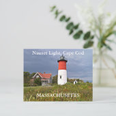 Nauset Light, Cape Cod, Massachusetts Postkarte (Stehend Vorderseite)