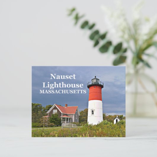 Nauset Light, Cape Cod, Massachusetts Postkarte (Stehend Vorderseite)