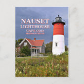 Nauset Light, Cape Cod, Massachusetts Postkarte (Vorderseite)