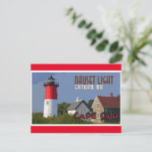 Nauset Light Vintage Postkarte (Stehend Vorderseite)