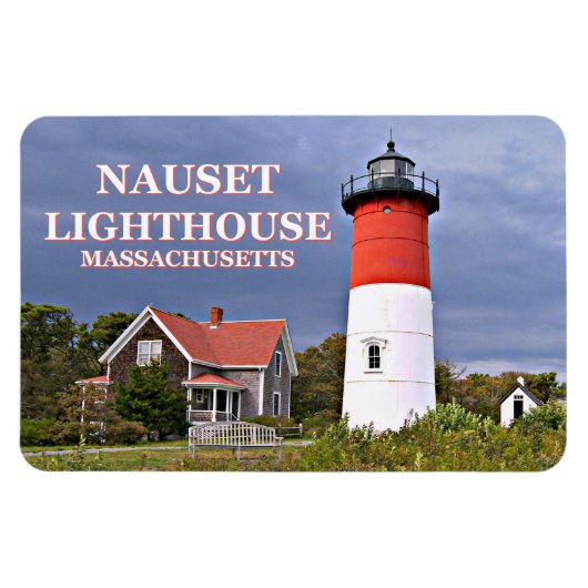 Nauset Lighthouse, Cape Cod Mass Flexi Magnet (Horizontal)