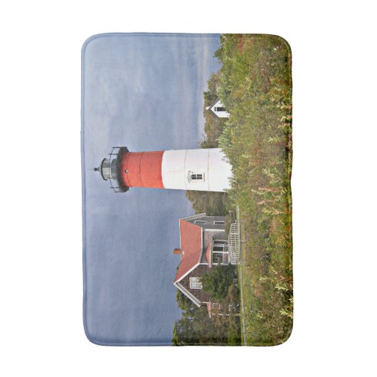 Nauset Lighthouse, Cape Cod Massachusetts Badematte (Vorderseite Vertikal)
