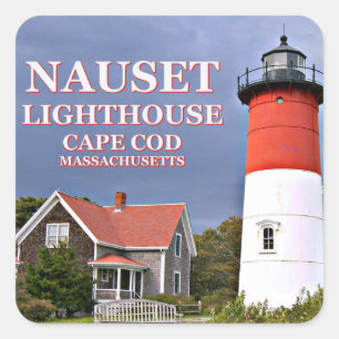 Nauset Lighthouse, Cape Cod Massachusetts Stickers