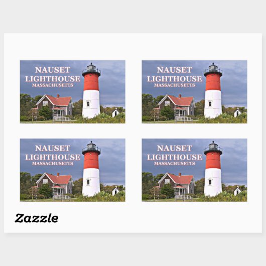 Nauset Lighthouse, Cape Cod Massachusetts Stickers (Blatt)