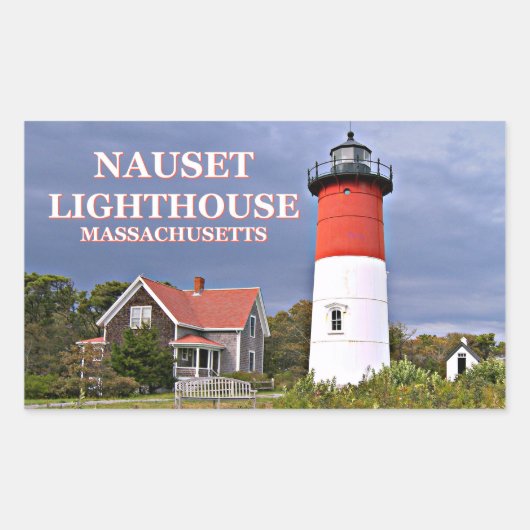 Nauset Lighthouse, Cape Cod Massachusetts Stickers (Vorderseite)