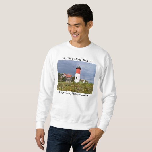 Nauset Lighthouse, Cape Cod Massachusetts Sweatshirt (Vorne ganz)