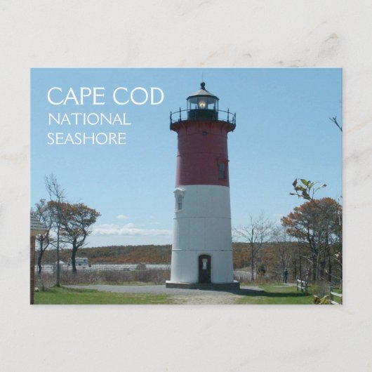 Nauset Lighthouse, Cape Cod National Seashore Postkarte (Vorderseite)
