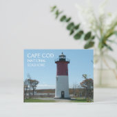Nauset Lighthouse, Cape Cod National Seashore Postkarte (Stehend Vorderseite)