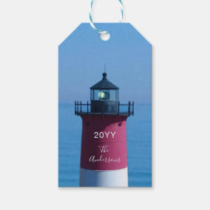 Nauset Lighthouse Dated Family Cape Cod Nautic Geschenkanhänger