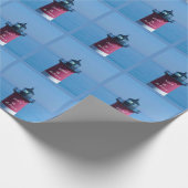Nauset Lighthouse Dated Family Cape Cod Nautic Geschenkpapier (Ecke)