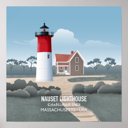 Nauset Lighthouse Poster (Vorne)
