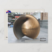 Nautalis Muschel Sculpture, Brisbane, Australien Postkarte (Vorne/Hinten)