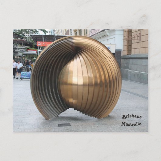 Nautalis Muschel Sculpture, Brisbane, Australien Postkarte (Vorderseite)