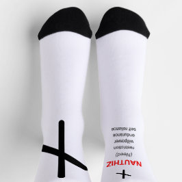 NAUTHIZ Nordische Rune (Notwendigkeit, Bedürfnis) Socken